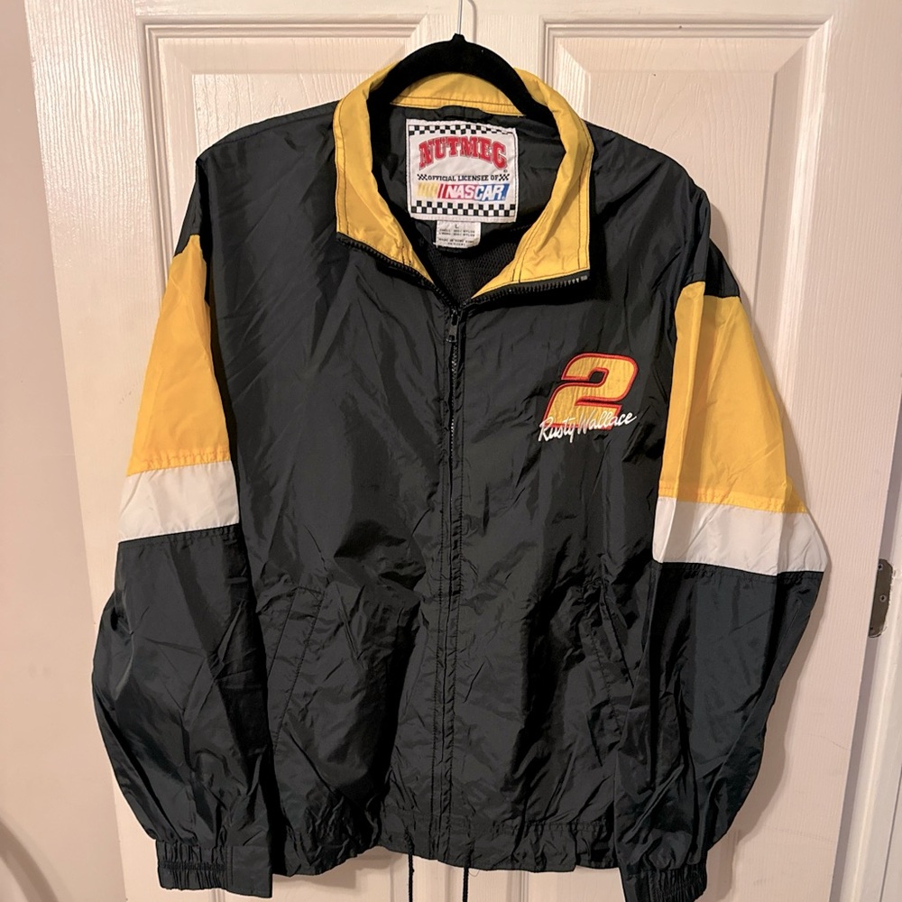 Vintage NASCAR Rusty Wallace Windbreaker